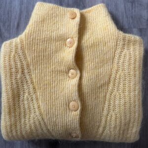 Sezane Micky knit XXS  - pale yellow